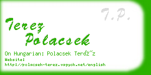 terez polacsek business card